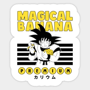 Magical Banana Goku Sticker